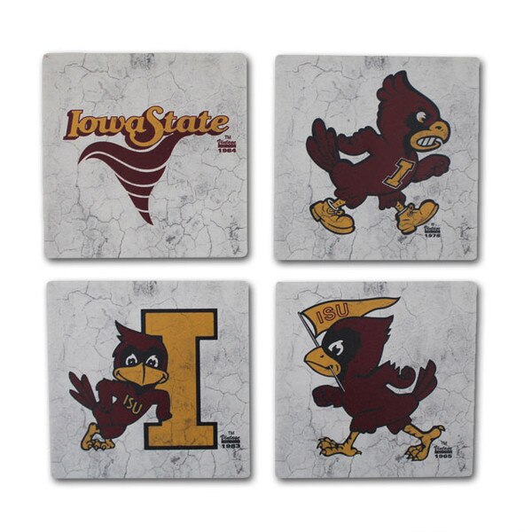 Legacy Vintage Cy Logos Coaster Four Pack